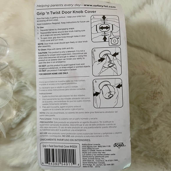Baby Safety Gear Baby Proof Grip'n Twist Door Knob Cover ✨BOGO - Picture 5 of 5